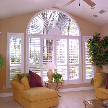 Half circle window shutter San Diego